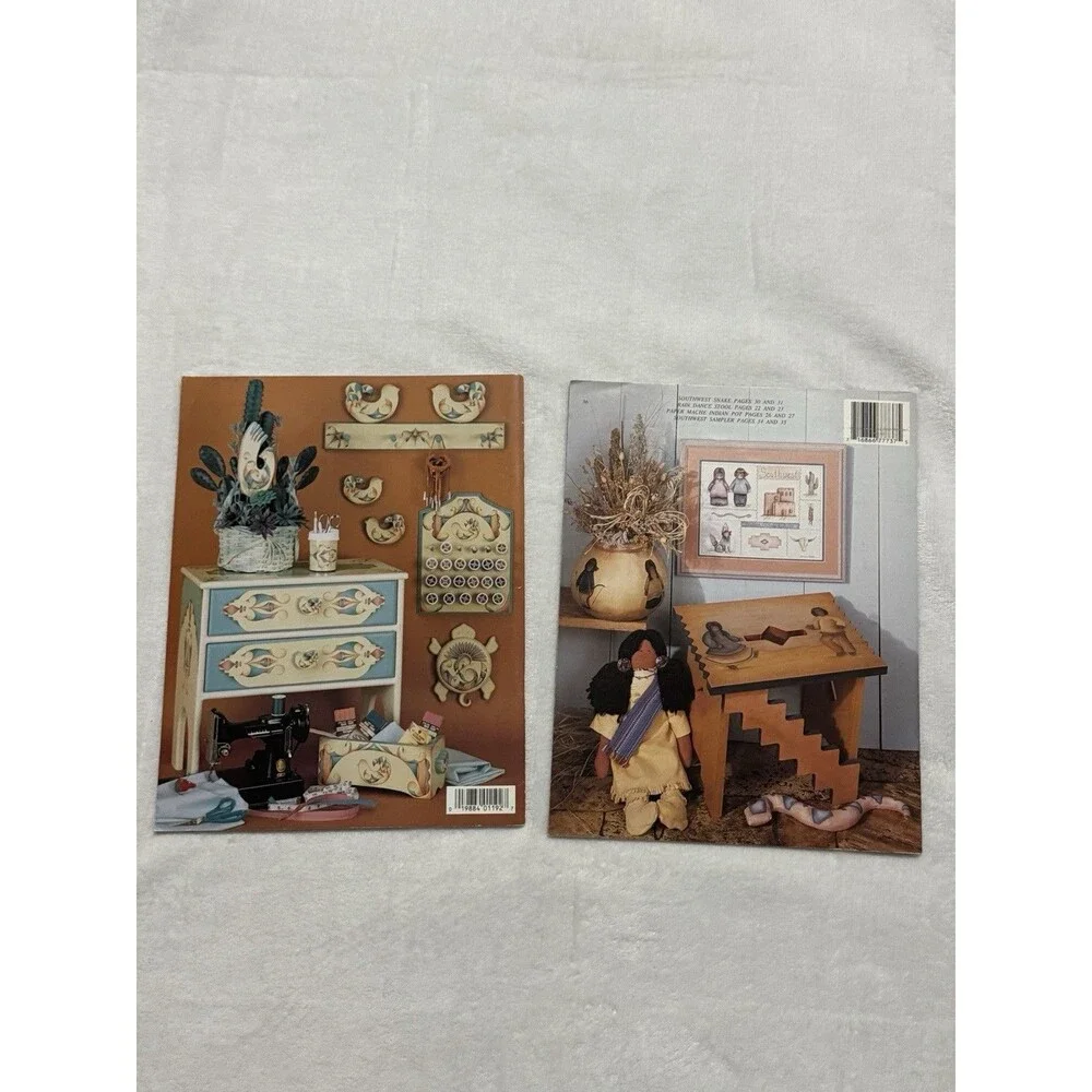 Tole Painting Lot 5 Books Santa Fe Southwestern Desert Patterns Christmas Crafts